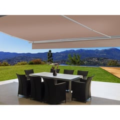 HOGGAN - Toldo Retráctil 2.90 x 2m Beige Oscuro