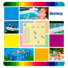 BESTWAY - Set 10 Parches para Piscina