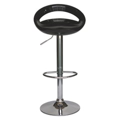 JUST HOME COLLECTION - Silla Bar Media luna Negro