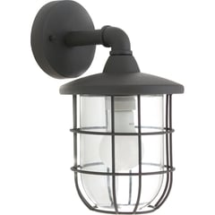 JUST HOME COLLECTION - Farol de Muro Sandnes E27 Negro Mate