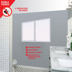 WINTEC - Ventana de PVC Termopanel 70x50cm