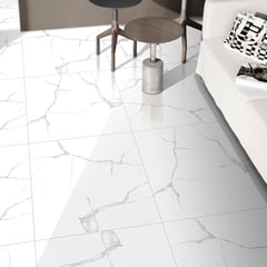 SODIMAC - Porcelanato Blanco Brillante 60x60cm 1.44m2