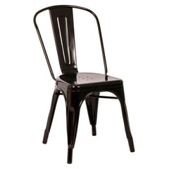 ZIYAZ - Silla de Comedor Vintage Negro