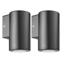 LEDVANCE - Aplique LED Single Cilindro Negro