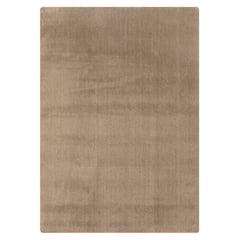 JUST HOME COLLECTION - Bajada de Cama Rectangular Feel Shaggy 50x80cm Taupe