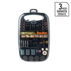 BAUKER - Kit de Accesorios Multipropósito 129 Piezas