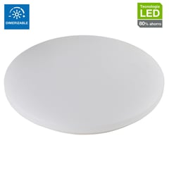 JUST HOME COLLECTION - Plafón Led 40cm 22W 3 Pasos Dimmer (3 intensidades de Luz)