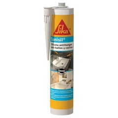 SIKA - Silicona Antihongos Para Baños Y Cocinas Sanisil Blanco 280ml