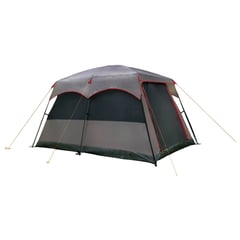 KLIMBER - Carpa 6 Personas Galeras Dos Ambientes Taupe/Negro