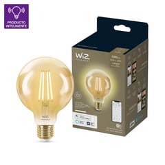 WIZ - Foco Led Filament Wifi G95 E27 6.9W Luz Cálida Ajustable