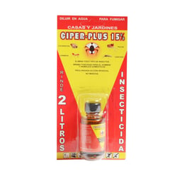 CIPER - Insecticida Ciper-Plus para Casas y Jardines 20 ml Vidrio