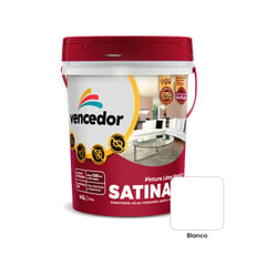 VENCEDOR - Pintura SuperSatinado Blanco 4GL