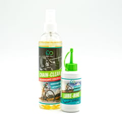 ECO-FULL - Dúo Desengrasante Chain-Clean + Lubricante Lube-Bike