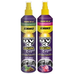 SIMONIZ - Kit de Silicona Autos Aroma Chicle + Picadura de Tabaco