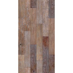 undefined - Simplísima Placa Decorativa de Fibrocemento 2.40x1.20m Madera Rústica Dark 6mm