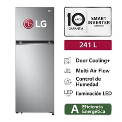 LG - Refrigeradora GT24BPP 241L Door Cooling Top Freezer