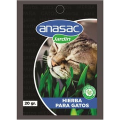 ANASAC JARDIN - Yerba Comestible para Gatos 20gr