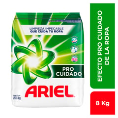 ARIEL - Detergente en Polvo Pro Cuidado 8kg