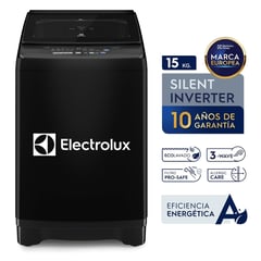 ELECTROLUX - Lavadora Inverter 15KG Negro EWIP15F2XSWB