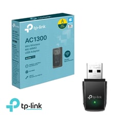 TP LINK - Adaptador TP-Link Usb Inalámbrico 2 Bandas Archer T3U Ac1300