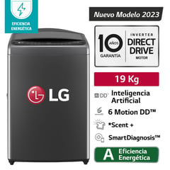 LG - Lavadora WT19BV6 19kg Negro