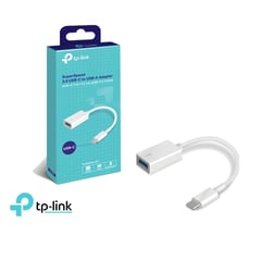 TP LINK - Adaptador TP-Link Usb-c 3.0 Super Rápido a Adaptador Usb-a Uc400