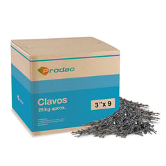 PRODAC - Clavo CC 3X9 Albañil 25Kg