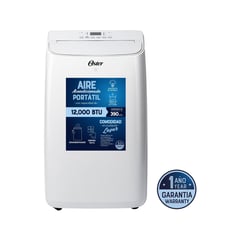 OSTER - Aire Acondicionado Portátil 10000BTU OS-PACPOR1210FWE Blanco