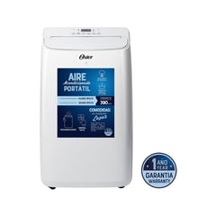 OSTER - Aire Acondicionado Portátil 12000BTU OS-PACPOR1412FWE Blanc