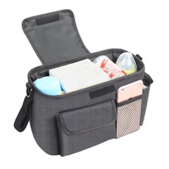 ALLPACK HOME - Bolso Organizadora para Coche de Bebé Negro