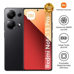 XIAOMI - Celular Redmi Note 13 Pro 8RAM 256GB Black