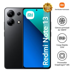 XIAOMI - Celular Redmi Note 13 8RAM 256GB Black