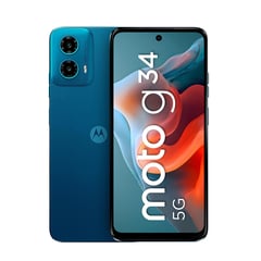 MOTOROLA - Smartphone Moto G34 5G 8GB 256GB Verde Oceano Liberado