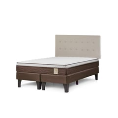 ROSEN - Cama Europea New Style 4 Plus Queen + Cabecera West