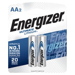 ENERGIZER - Pila Litio AA x2 unidades