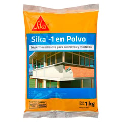 SIKA - Impermeabilizante en Polvo para Mortero y Concreto -1 x 1kg