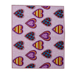 JUST HOME COLLECTION - Alfombra Hearts Kids Multicolor 80x120cm