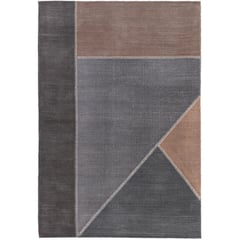 JUST HOME COLLECTION - Alfombra Rectangular Visión Algodón 160x230cm Multicolor