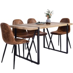 JUST HOME COLLECTION - Juego de Comedor 4 Sillas Vexa