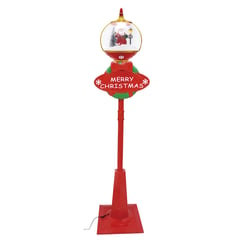 DEAR SANTA - Farol de Pie Santa Red Música 177cm