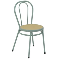 JUST HOME COLLECTION - Silla Metal Nat/Menta