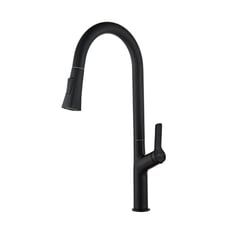 SENSI DACQUA - Monomando de Cocina Vera Extensible Negro