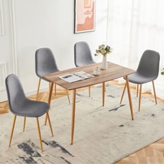 JUST HOME COLLECTION - Juego De Comedor 4 Sillas Yolanda