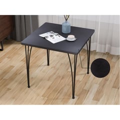 JUST HOME COLLECTION - Mesa Comedor Adam 80x80x76cm Negro