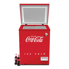 NOSTALGIA - Congeladora 140 Lt Coca Cola CKRFCF50CR Rojo