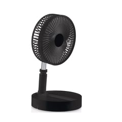 RECCO - Ventilador de Sobremesa Batería Recargable USB Negro