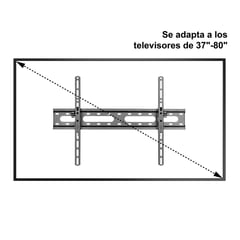 DAIRU - Soporte de TV Reclinable 32-80 Pulgadas