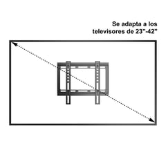 DAIRU - Soporte de TV Reclinable 14-42 Pulgadas