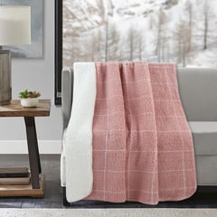 JUST HOME COLLECTION - Manta Sherpa Roll 125x150cm Rosado