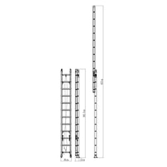 UBERMANN - Escalera Combinada 4.24m